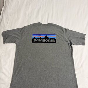 Patagonia Long Sleeve Tee in Heather Gray